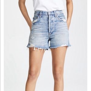 AGOLDE NWOT DEE SUPER HIGH RISE SHORT IN RICOCHET